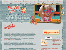 Tablet Screenshot of pineapplecoveacademy.com